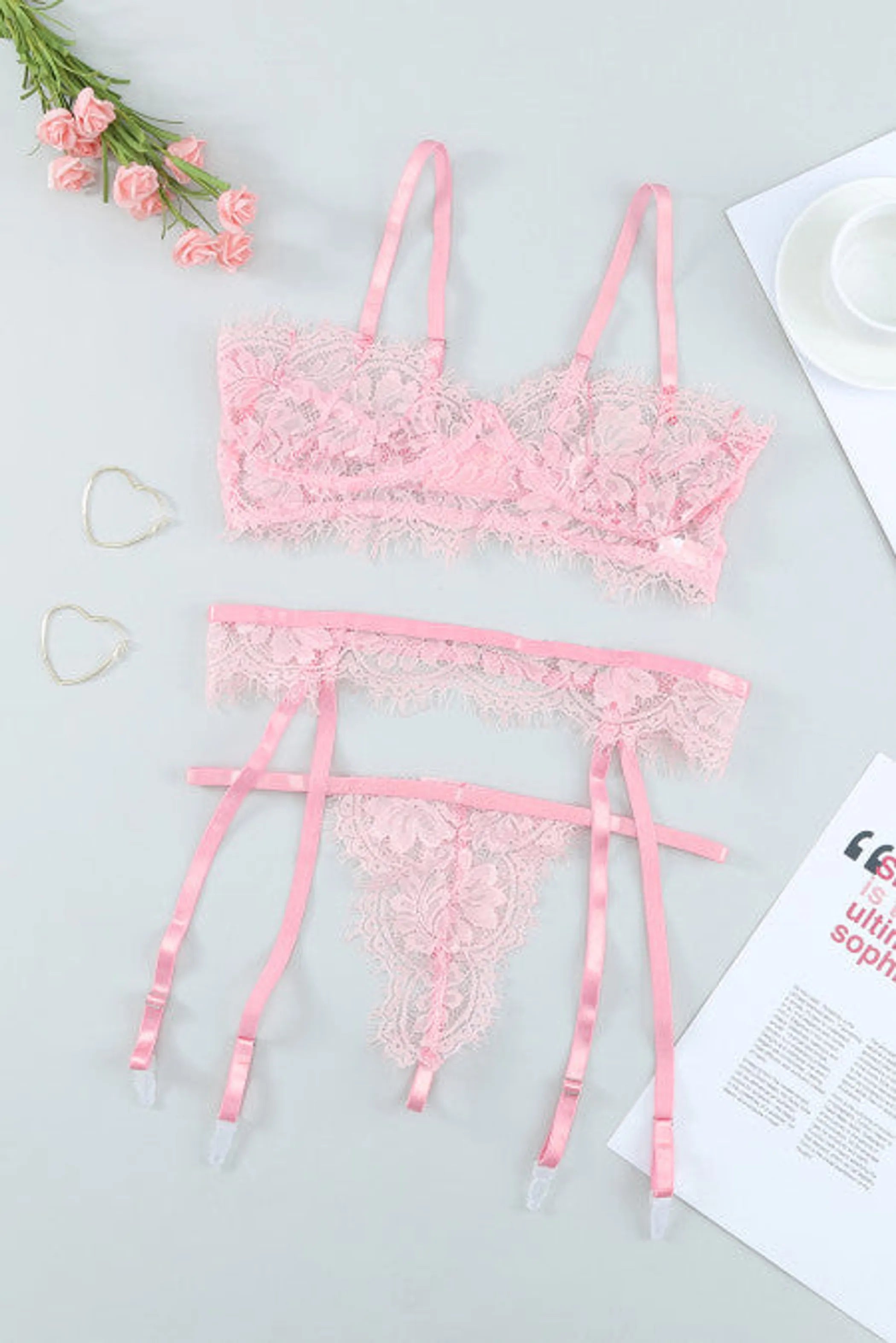 La Belle Fantastique Gianna Sexy Lingerie (3 Piece Set)