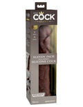 KING COCK ELITE 11 IN DUAL DENSITY BROWN