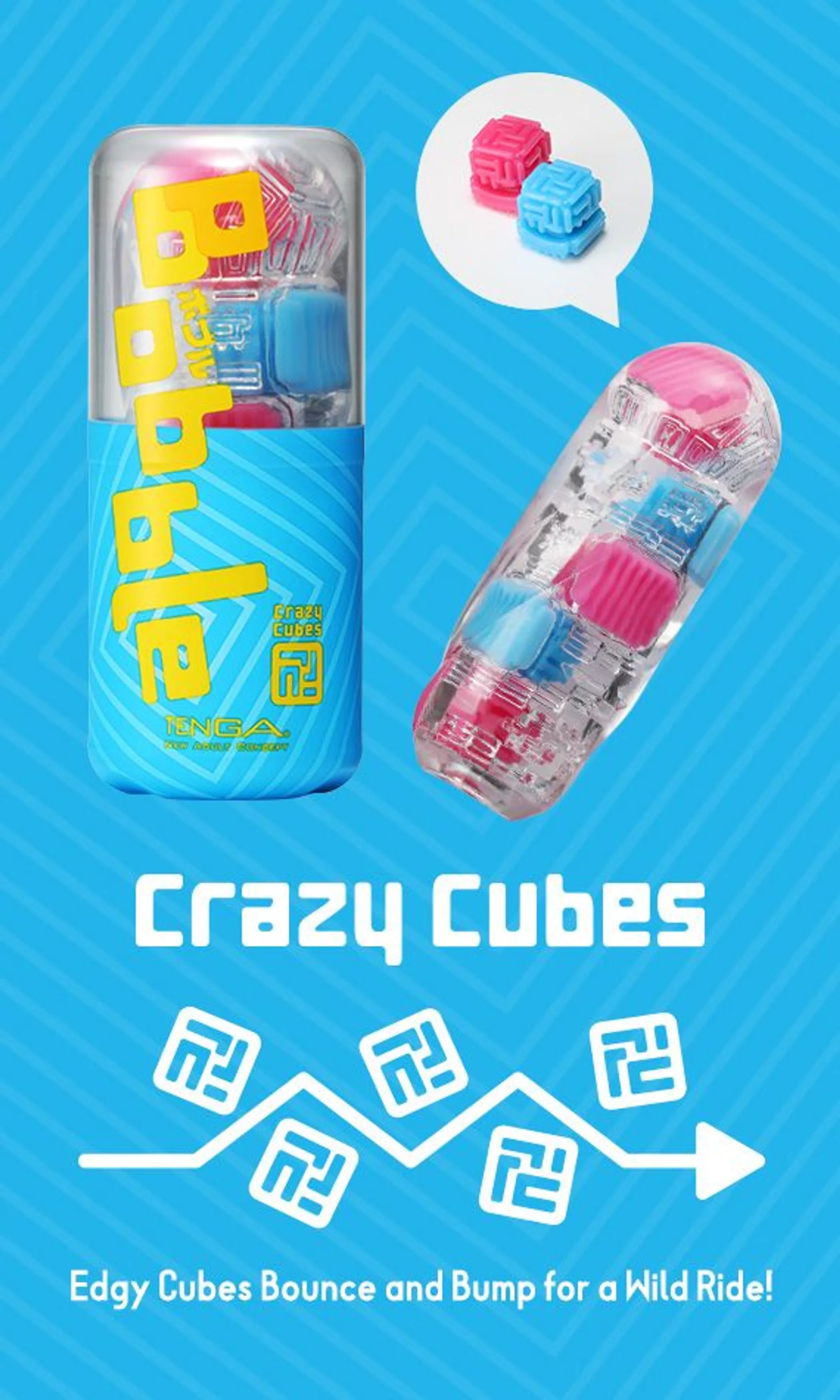 TENGA BOBBLE CRAZY CUBES (NET)